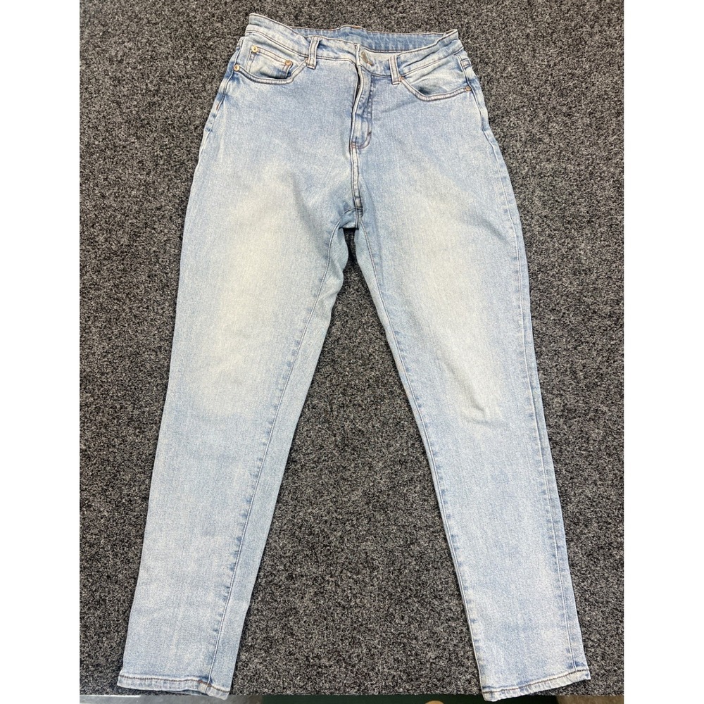 Cheap Monday Jeans Womens 28 Light Blue Donna Promise High Rise Slim Tapered